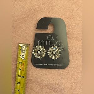 Minicci Flower Gemstone Earrings